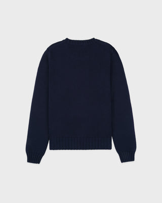 S&R Nautical Knitted Sweater - Navy