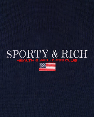 S&R Nautical Knitted Sweater - Navy