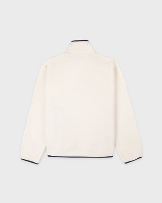 Nautical Polar Quarter Zip - Ecru