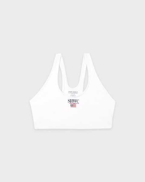 Nautical Sports Bra - White