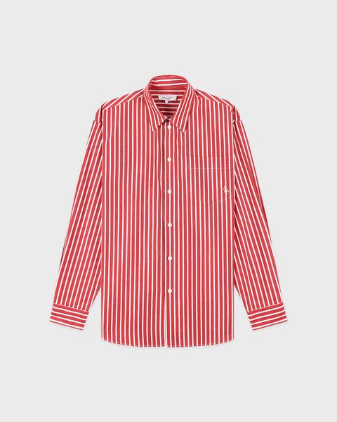 SRC Oversized Shirt - Ruby Stripe
