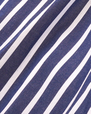 SRC Oversized Shirt - Navy Stripe