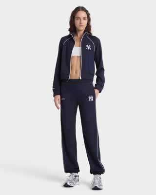 Heritage Yankees Serif Retro Track Jacket - Navy/White