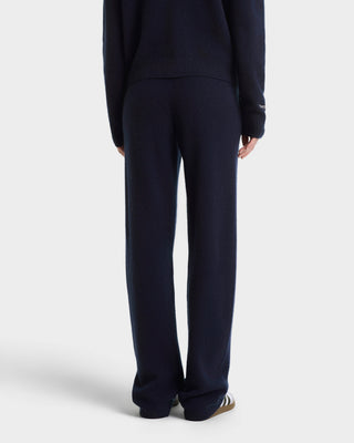 Heritage Yankees Serif Cashmere Trousers - Navy/White