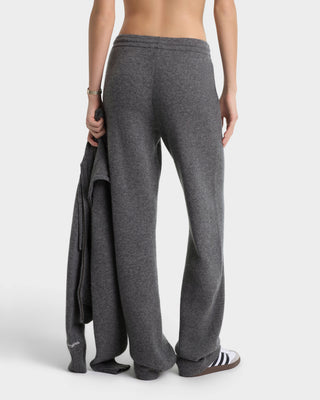 Heritage Yankees Serif Cashmere Trousers - Dark Grey/White