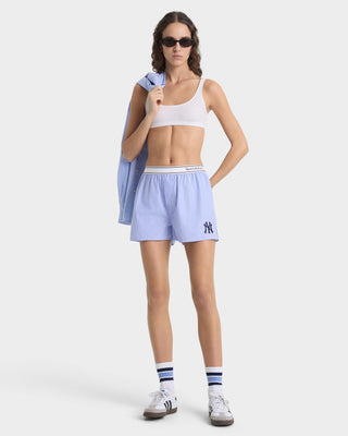 Heritage Yankees Serif Boxer - Blue Stripe/Navy