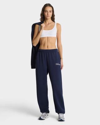 Soho Sweatpant - Navy/White