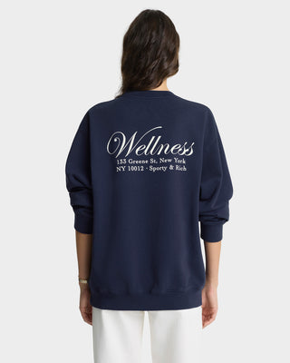 Soho Crewneck - Navy/White