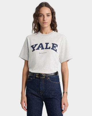 Yale Classic T-shirt - Heather Gray/Navy
