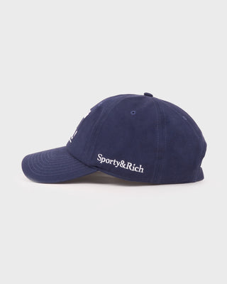 Health is Wealth Hat - Light Navy/White