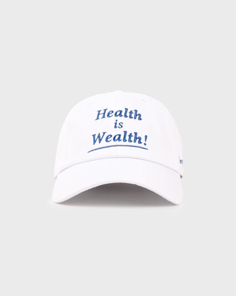 Health is Wealth Hat - White/Azure