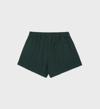 Health Script Disco Short - Forest/Cream