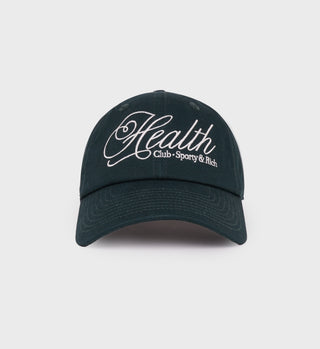 Health Script Hat - Forest/Cream