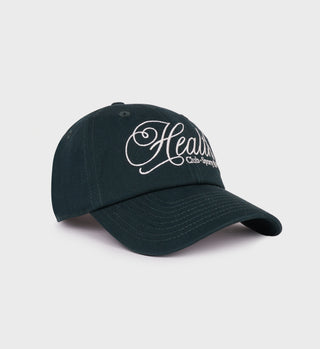 Health Script Hat - Forest/Cream