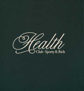 Health Script T-Shirt - Forest/Cream