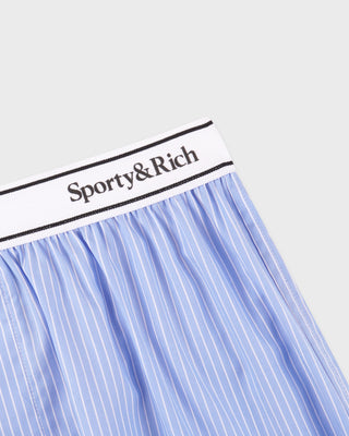 Heritage Yankees Serif Boxer - Blue Stripe/Navy