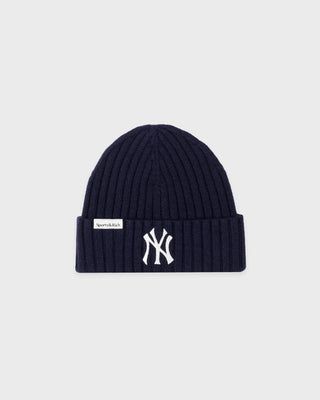Heritage Yankees Serif Cashmere Beanie - Navy/White