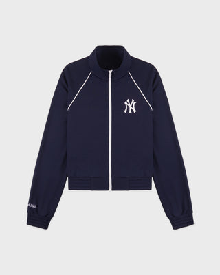 Heritage Yankees Serif Retro Track Jacket - Navy/White