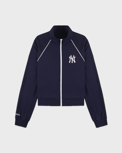 Heritage Yankees Serif Retro Track Jacket - Navy/White