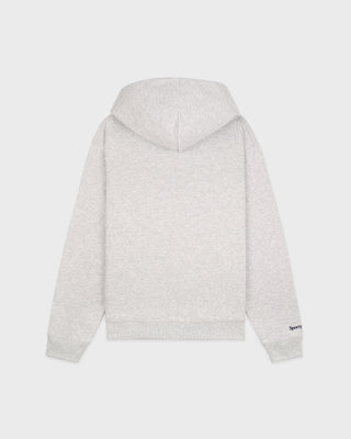Heritage Yankees Serif Zip Hoodie - Heather Gray/Navy