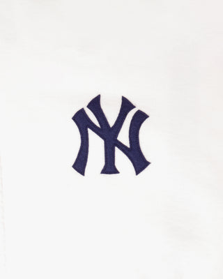 Heritage Yankees Serif Zip Hoodie - White/Navy