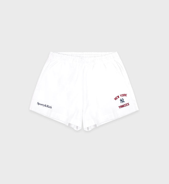 Homerun Disco Short - White/Navy/Red