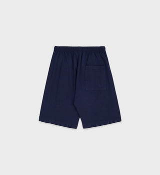 Home Run Gym Short - Navy/Sports Red/White