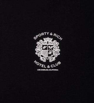 Hotel Crewneck - Black/White