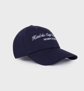 Casquette Hotel du Cap Cursive - Marine/Blanc