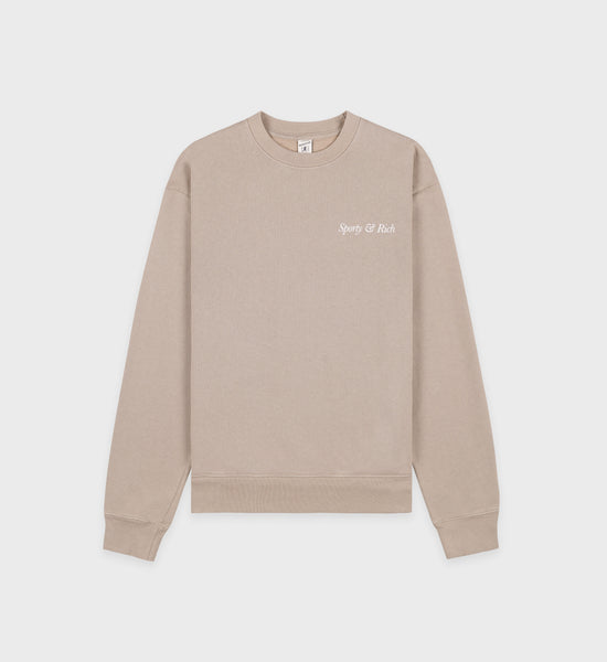 HWCNY Crewneck - Elephant/White