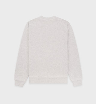 Sweat H&W Crest - Gris Chiné/Alpin