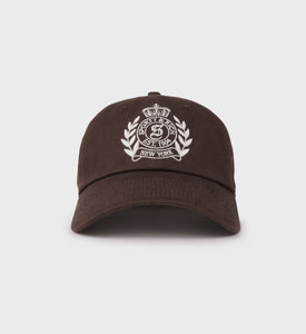 H&W Crest Hat - Chocolate/Cream