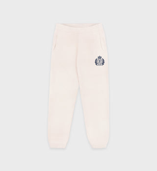 H&W Crest Kids Sweatpant - Cream/Navy