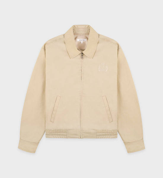 H&W Crest Prep Jacket - Cream