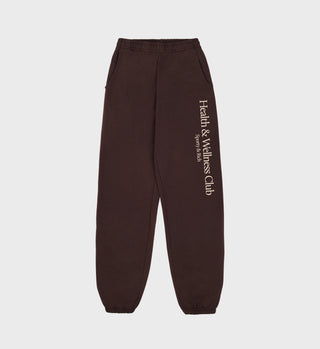 H&W Crest Sweatpant - Chocolate/Cream