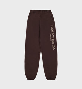 H&W Crest Sweatpant - Chocolate/Cream