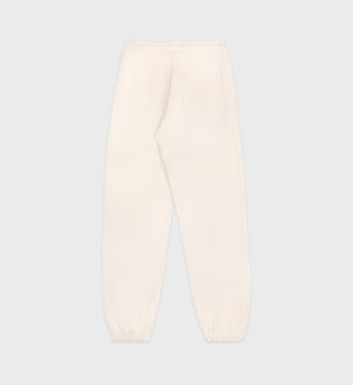 H&W Crest Sweatpant - Cream/Navy