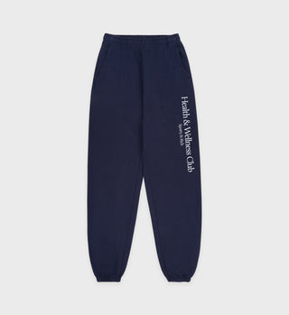 H&W Crest Sweatpant - Navy/White