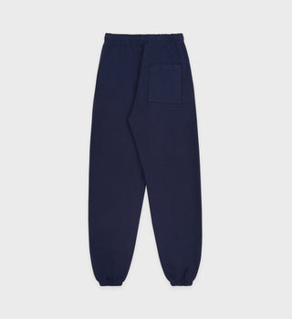 H&W Crest Sweatpant - Navy/White