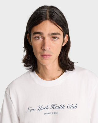 NY Health Club T-Shirt - White/Navy