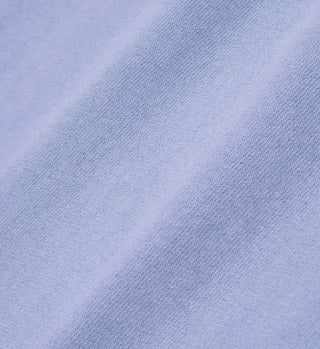 Italic Logo Cropped T-Shirt - Periwinkle/White