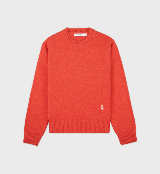 SRC Wool Crewneck - Cherry