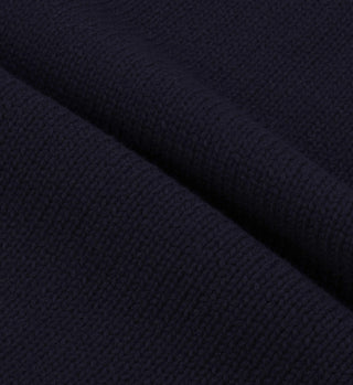 Vendome Knitted Sweater - Navy/Ecru