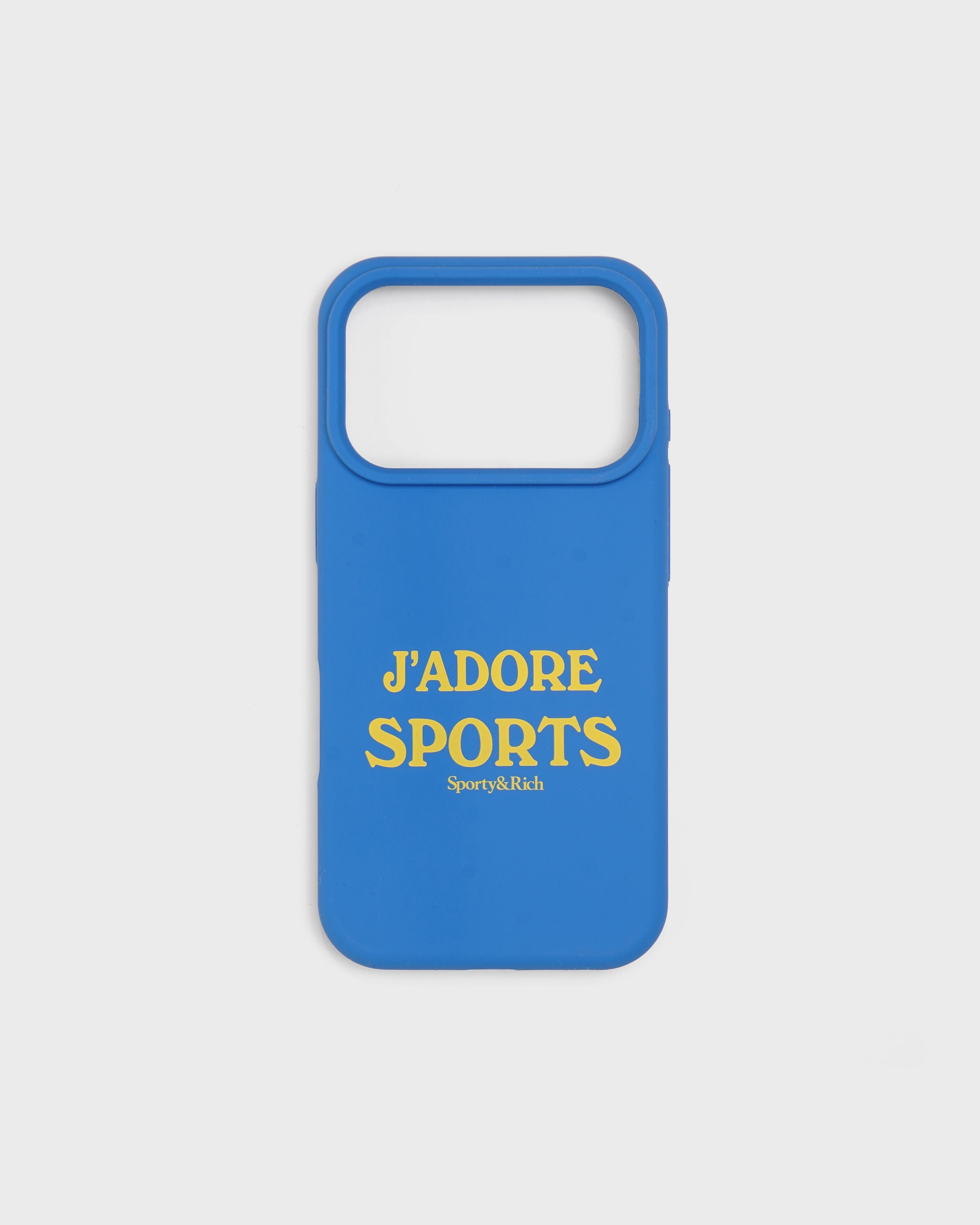 J'adore Sports iPhone Case - Bright Blue/Yellow J'adore Sports iPhone Case - Bright Blue/Yellow