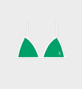 Kate Bikini Top - Verde/White
