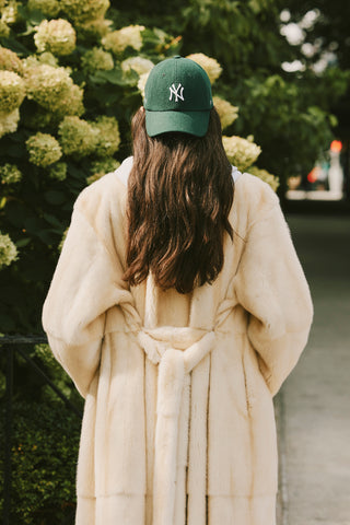 Yankees Serif Wool Hat - Forest