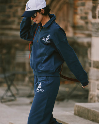 Vendome Sweatpant - Navy/White