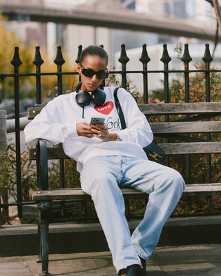 I Love NY Crewneck - White