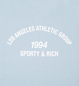 LA Athletic Group Short Sleeve Crewneck - China Blue/White