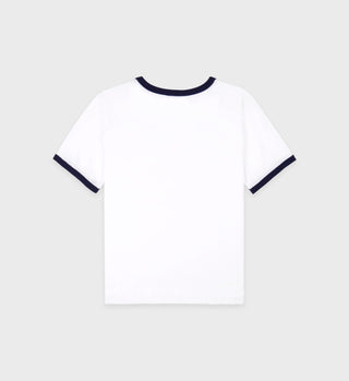 LA Athletic Group Ringer Tee - White/Navy